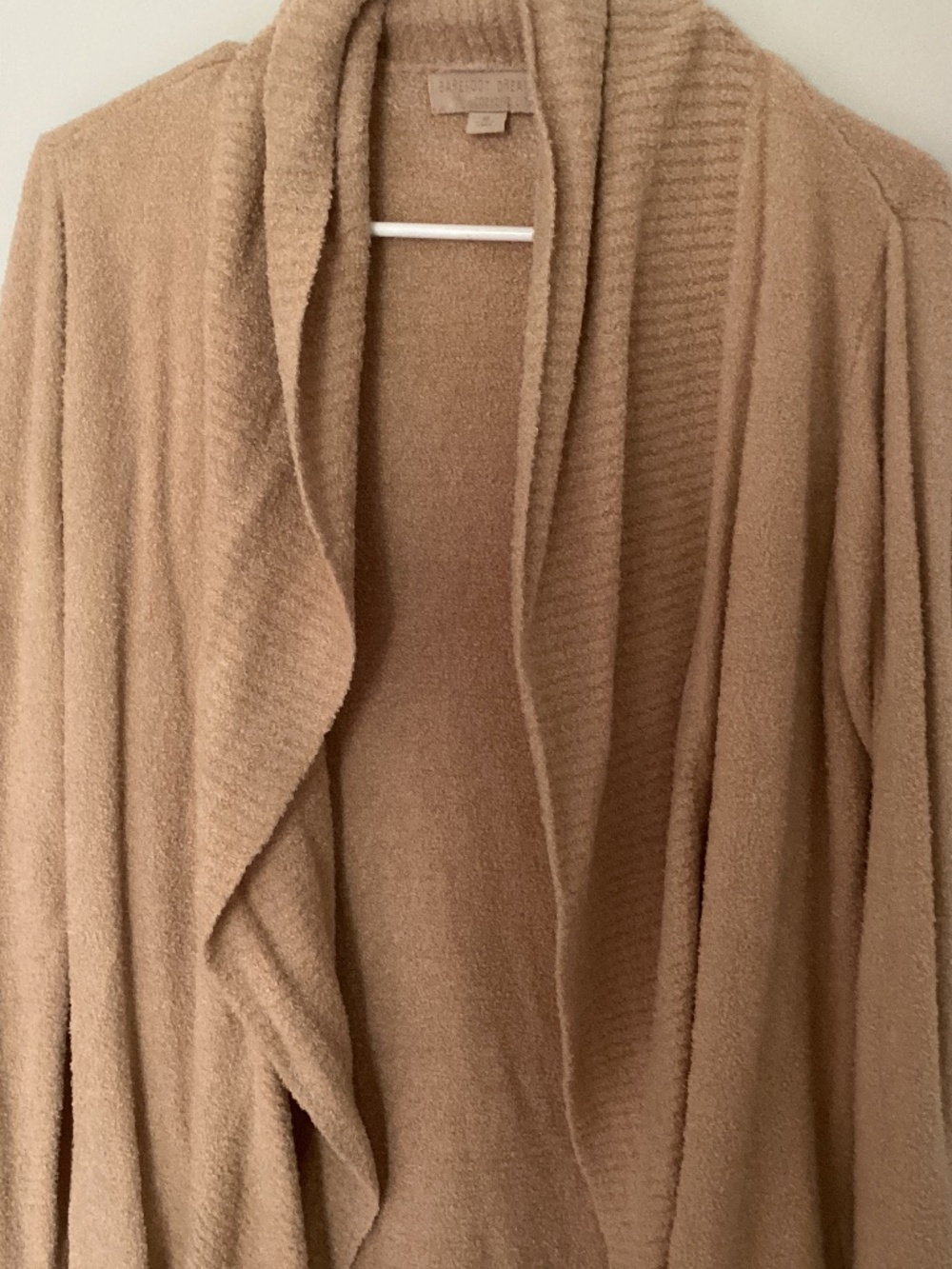 Barefoot Dreams Beige Tan Cardigan 452 Medium  Size Medium  Pockets Great condit